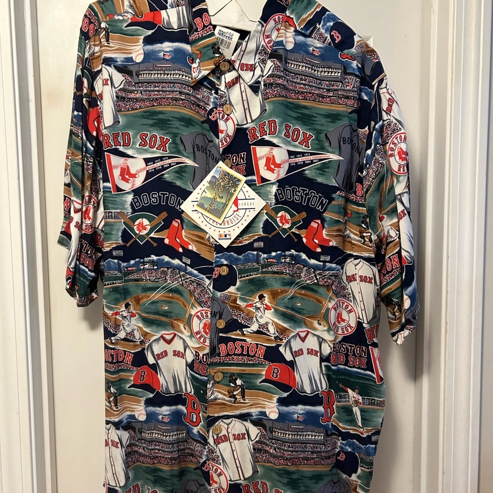Reyn Spooner Authentic Red Sox Shirt (Unique 2011 only) NWT Size XXL-MAKE OFFER